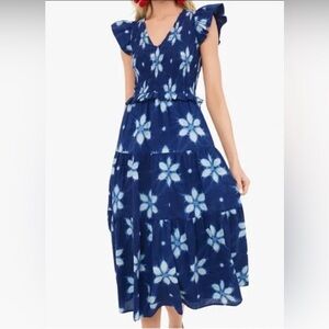 SEA New York Size 2 Isla Cotton Midi Dress